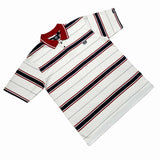 TWIN STRAND (RED/NAVY/WHITE) POLO SHIRT