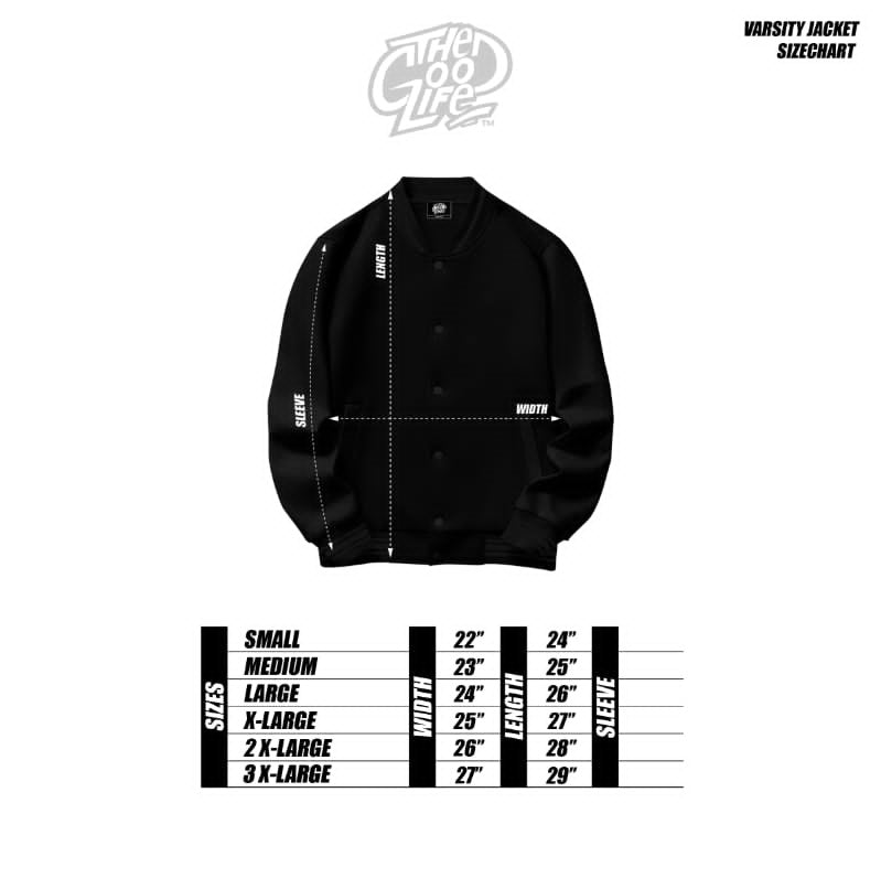 LEGACY PATCH '13 (NAVY/WHITE) VARSITY JACKET