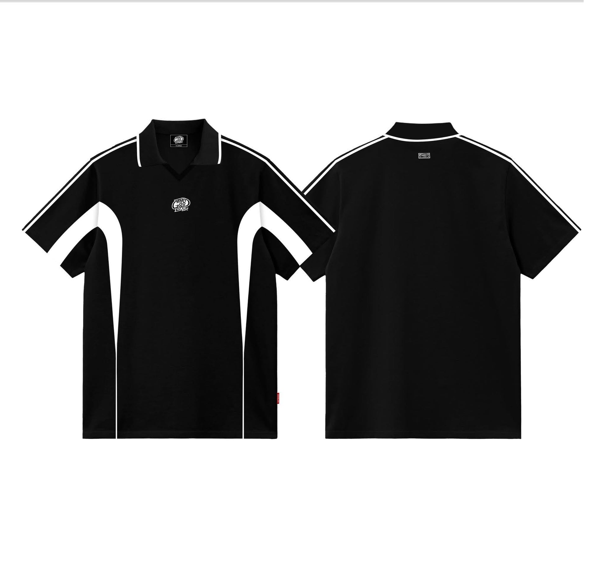 VELOCITY LANE (BLACK) POLO SHIRT VNECK
