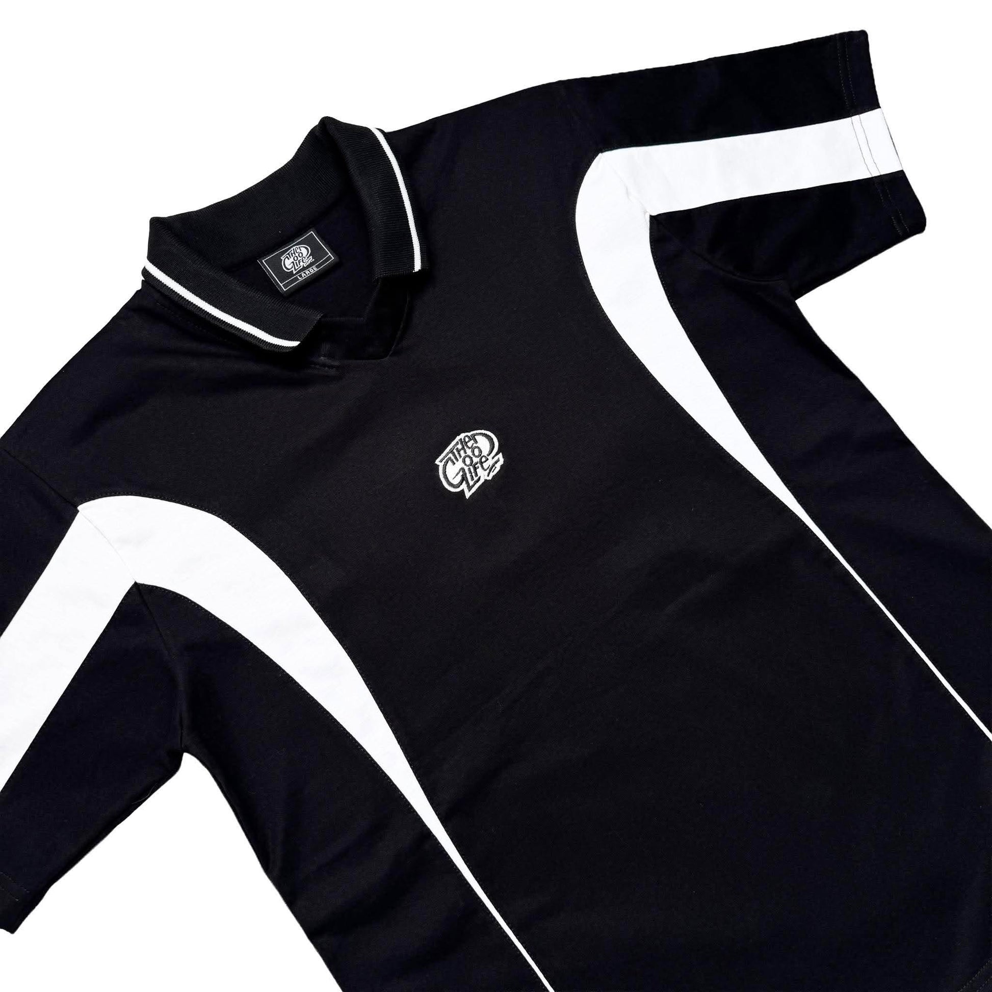 VELOCITY LANE (BLACK) POLO SHIRT VNECK