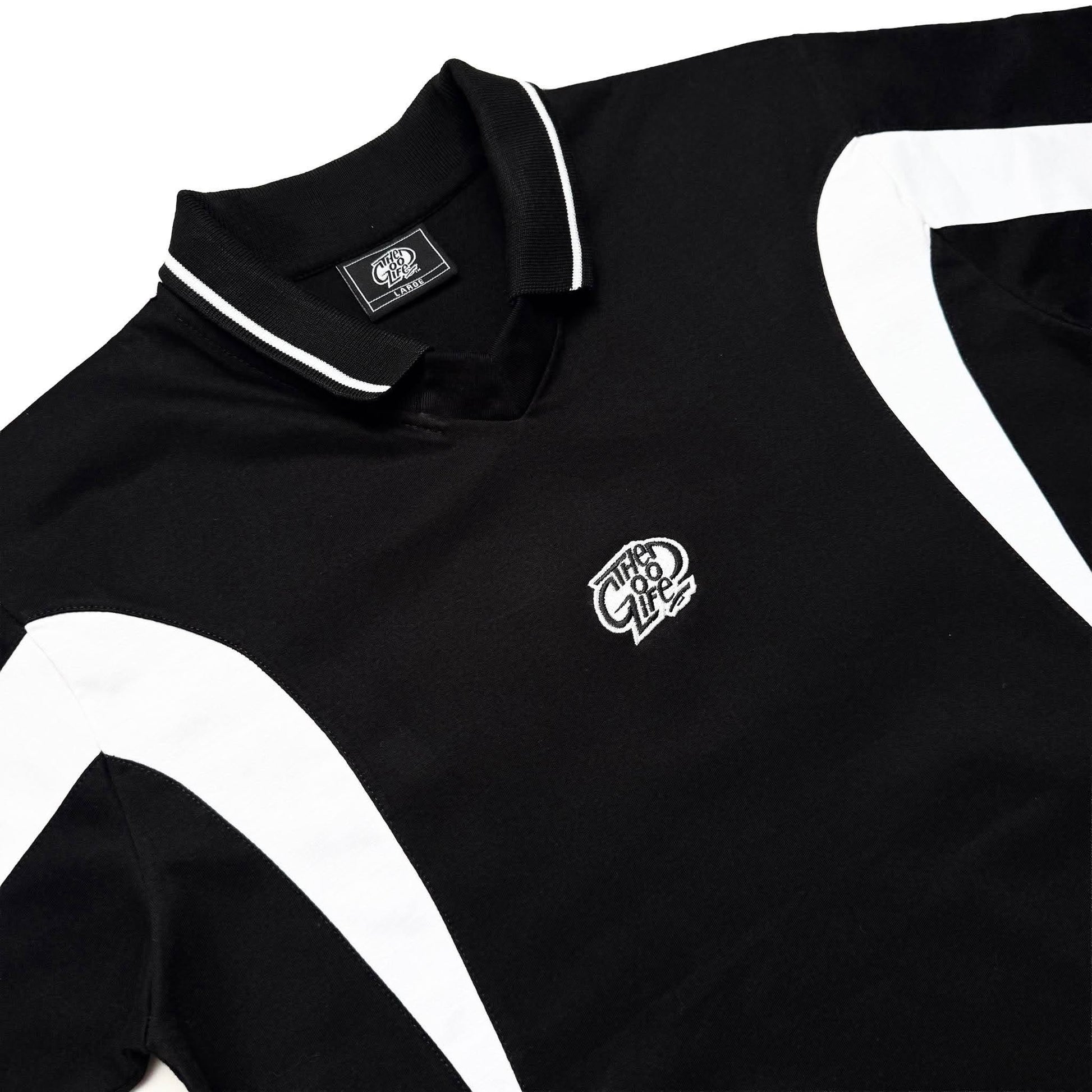 VELOCITY LANE (BLACK) POLO SHIRT VNECK