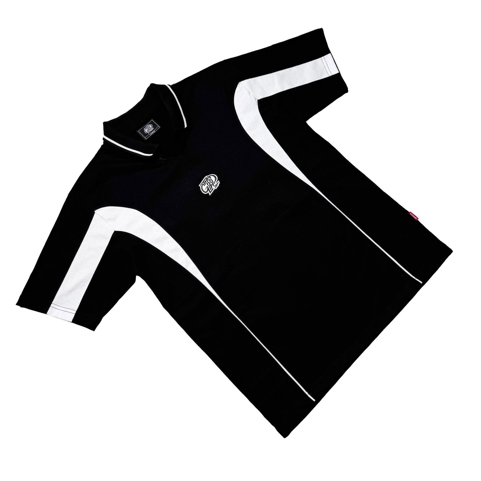 VELOCITY LANE (BLACK) POLO SHIRT VNECK