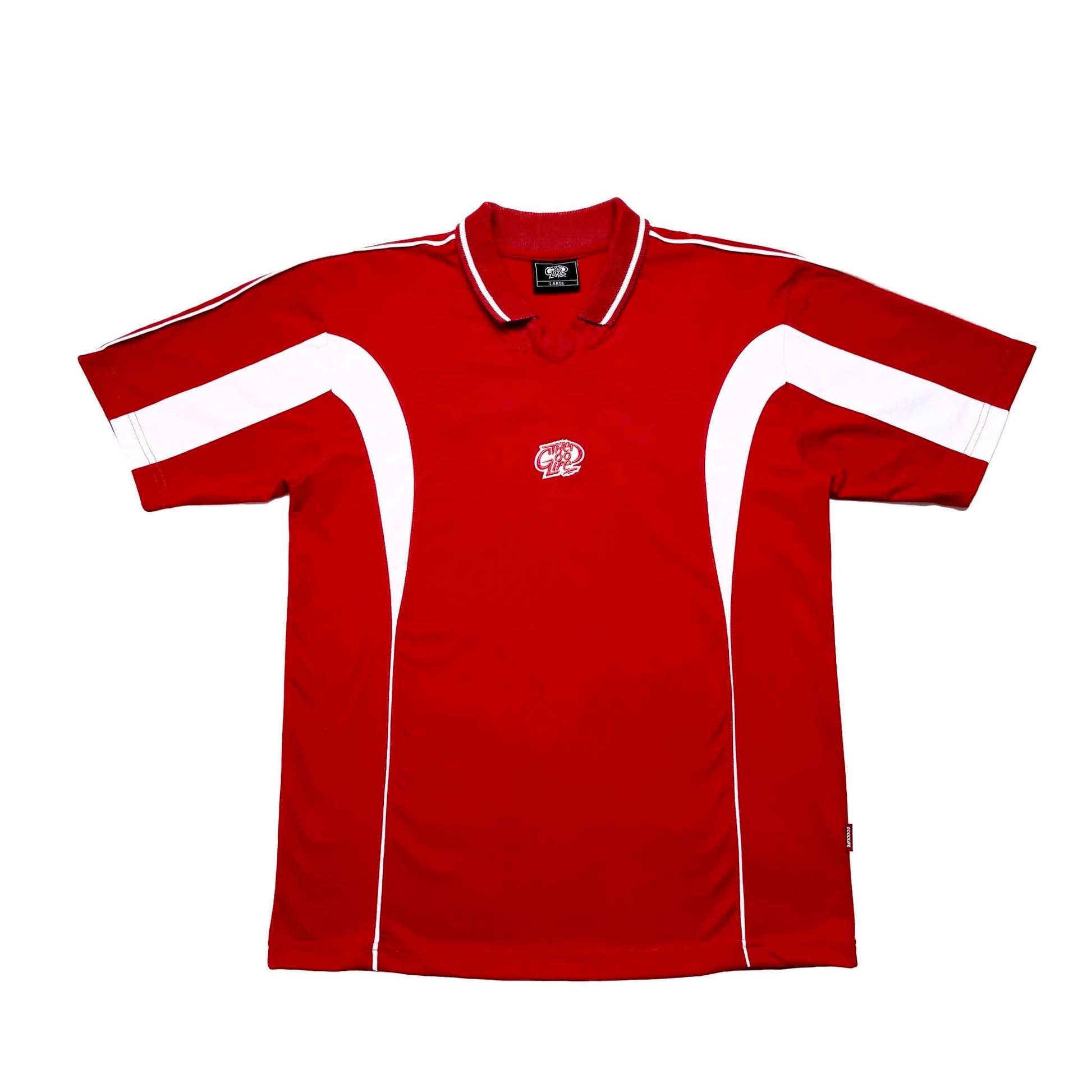 VELOCITY LANE (RED) POLO SHIRT VNECK