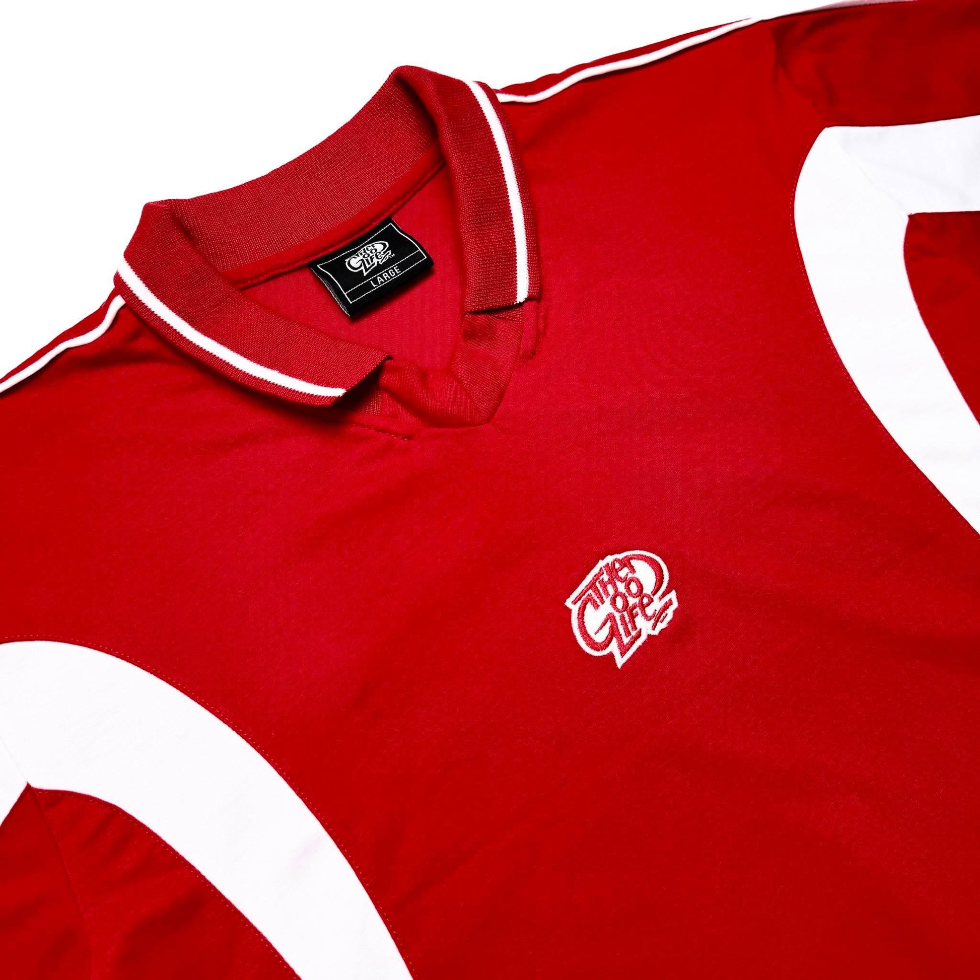 VELOCITY LANE (RED) POLO SHIRT VNECK