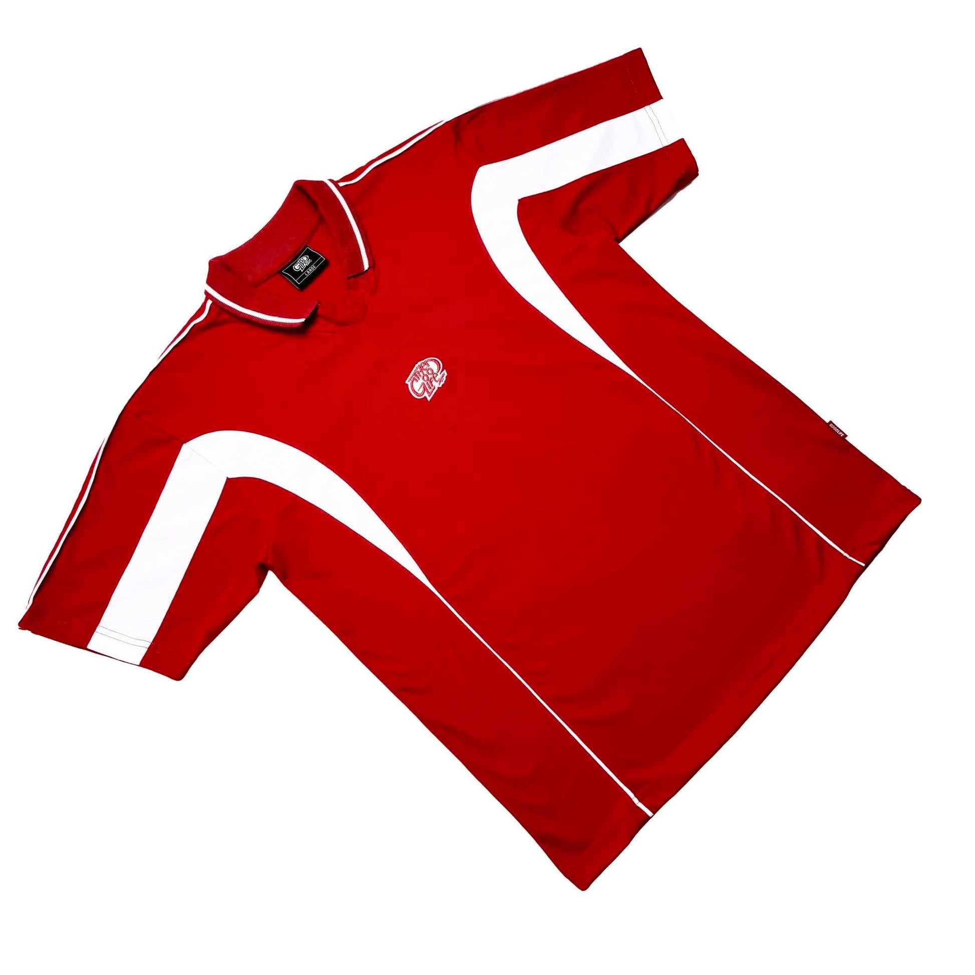 VELOCITY LANE (RED) POLO SHIRT VNECK