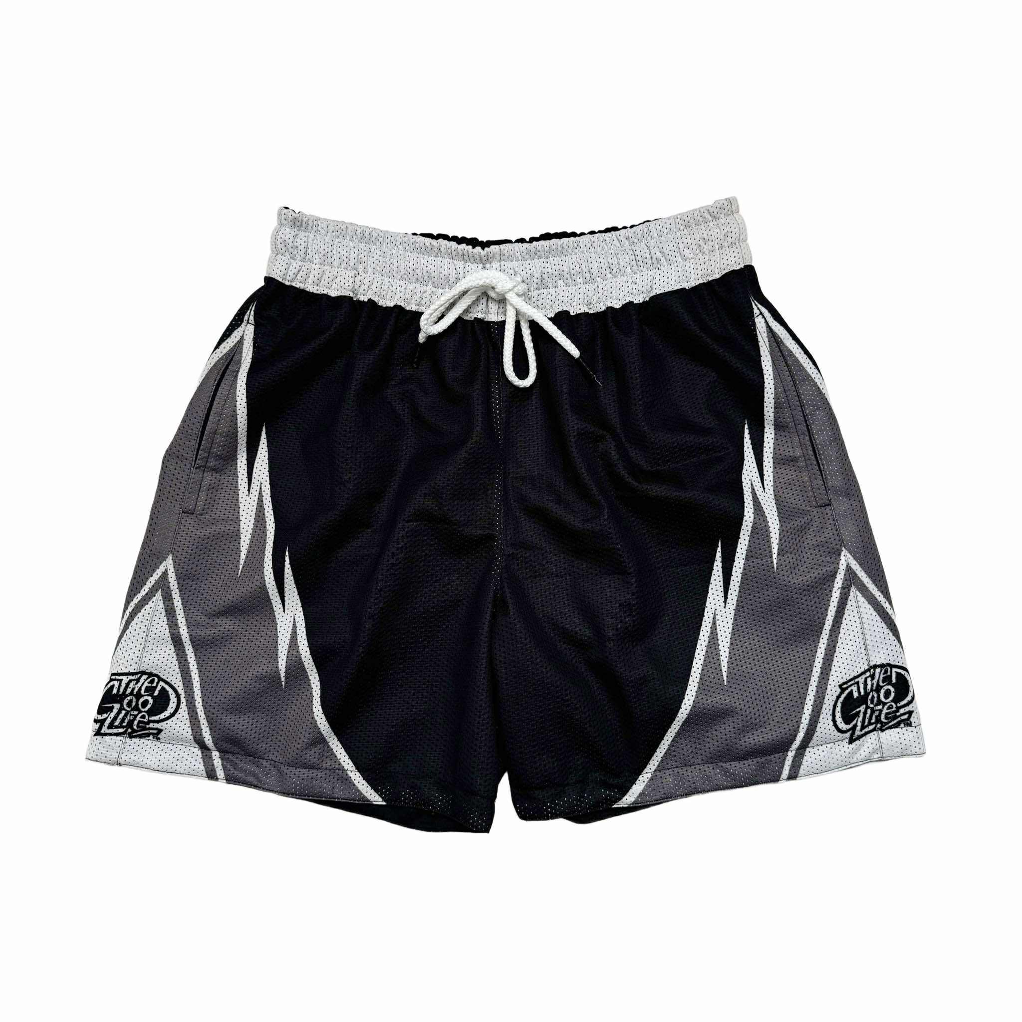 WILD WAVE (BLACK) MESH SHORTS