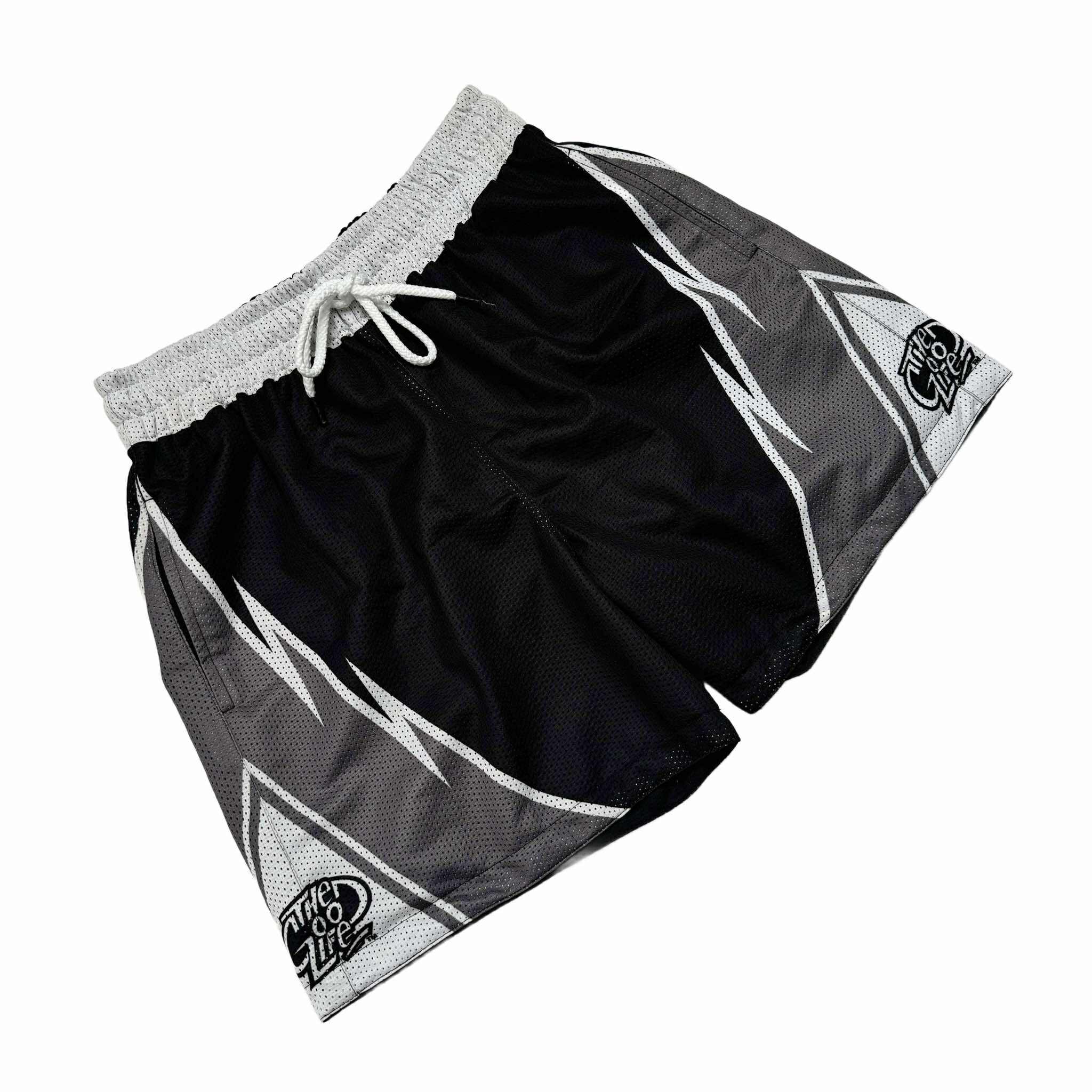 WILD WAVE (BLACK) MESH SHORTS