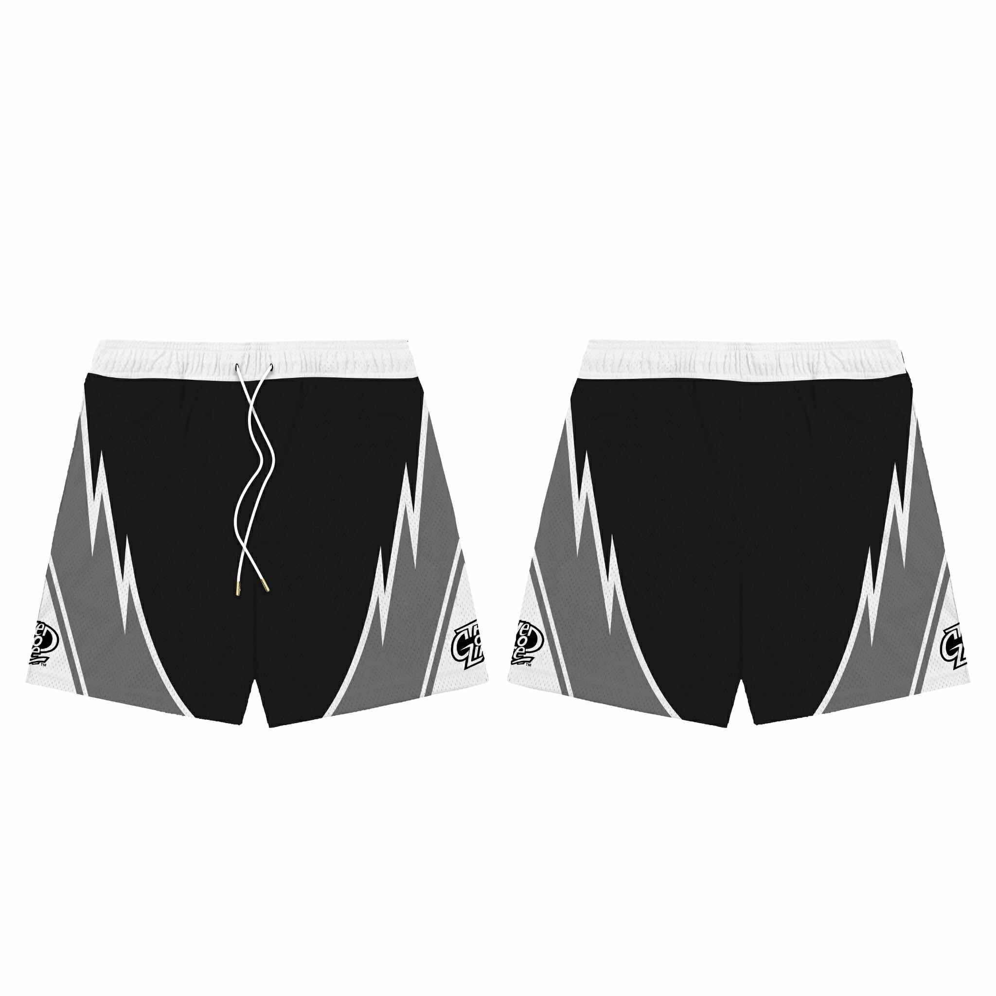 WILD WAVE (BLACK) MESH SHORTS