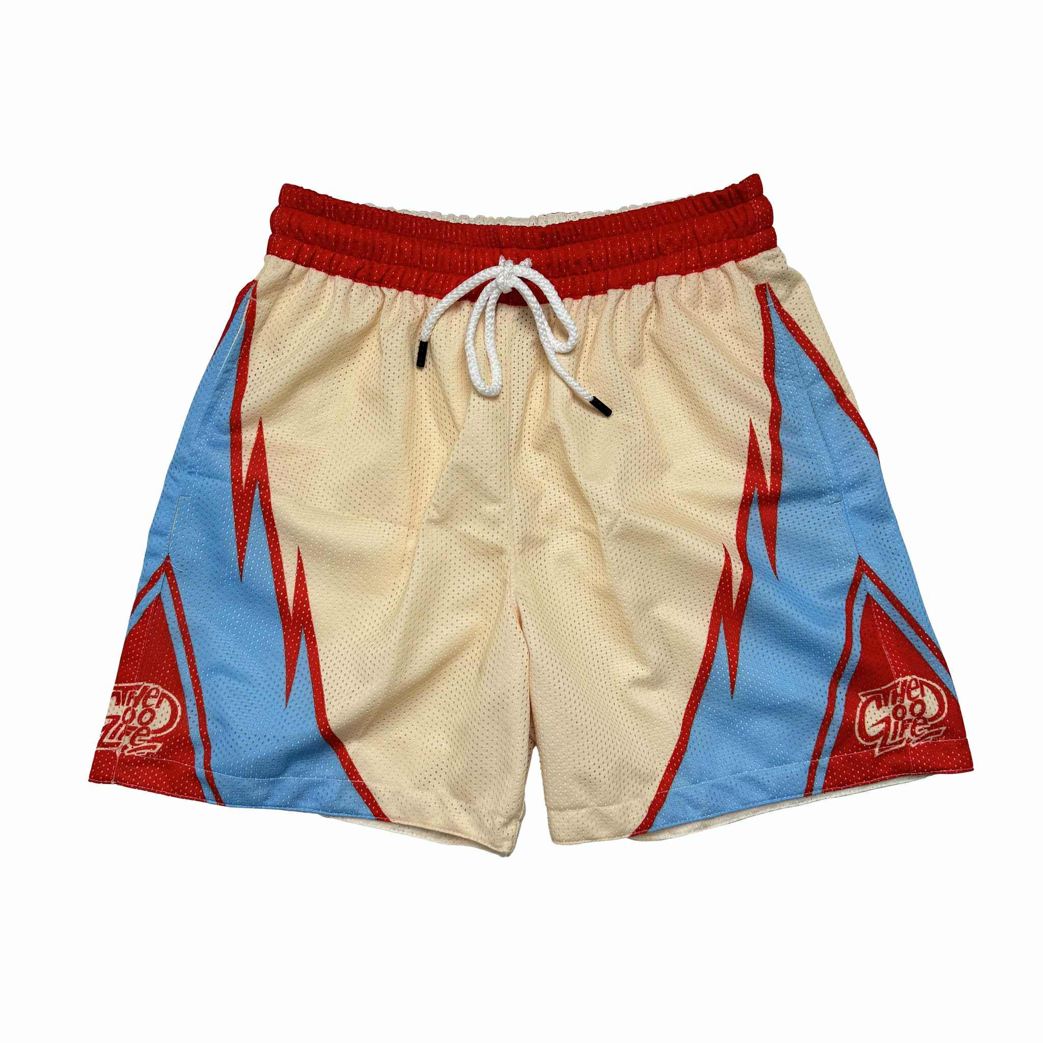 WILD WAVE (IVORY) MESH SHORTS
