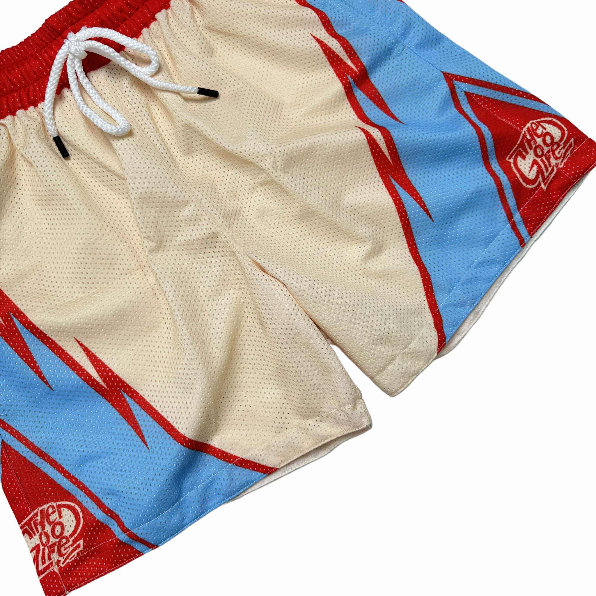 WILD WAVE (IVORY) MESH SHORTS
