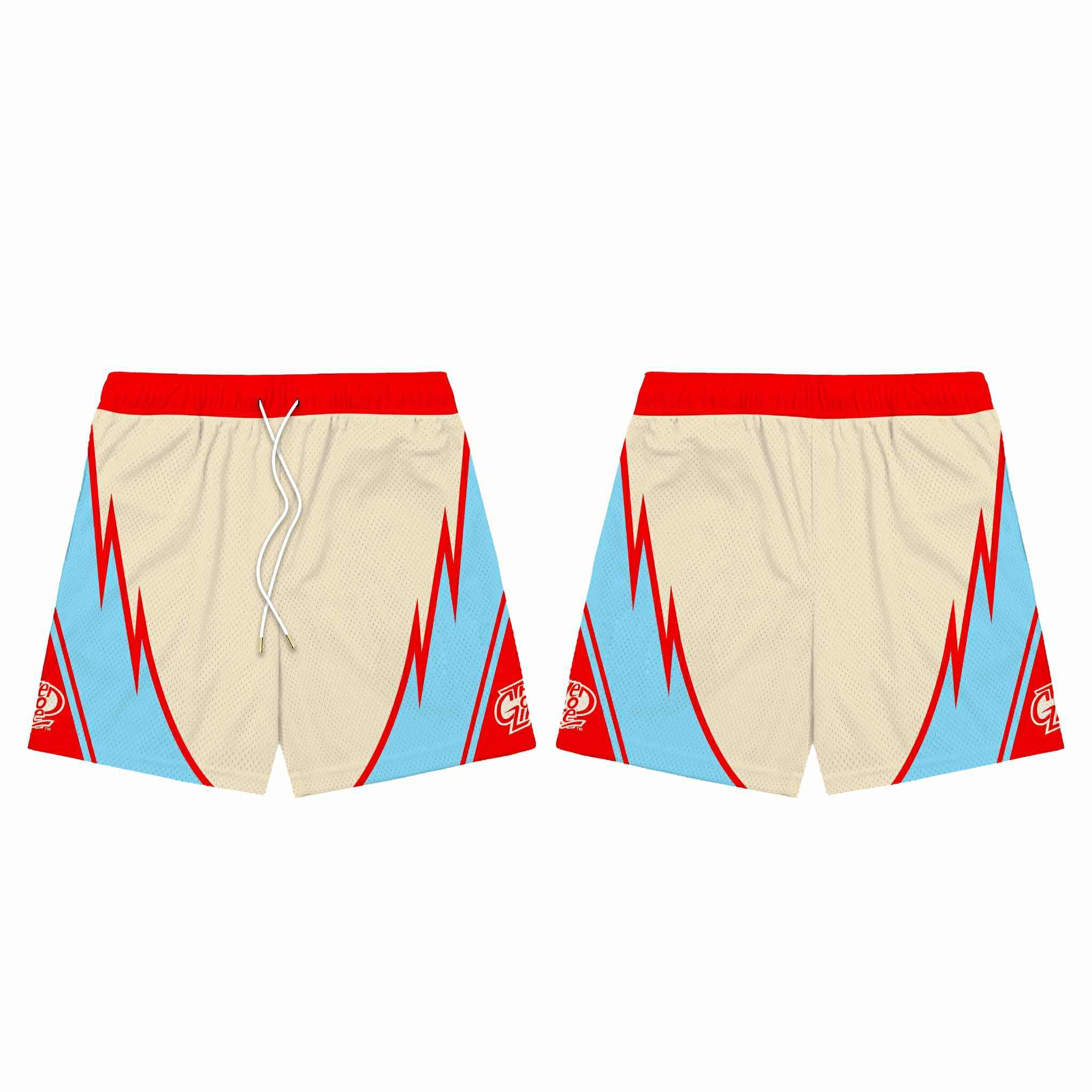 WILD WAVE (IVORY) MESH SHORTS