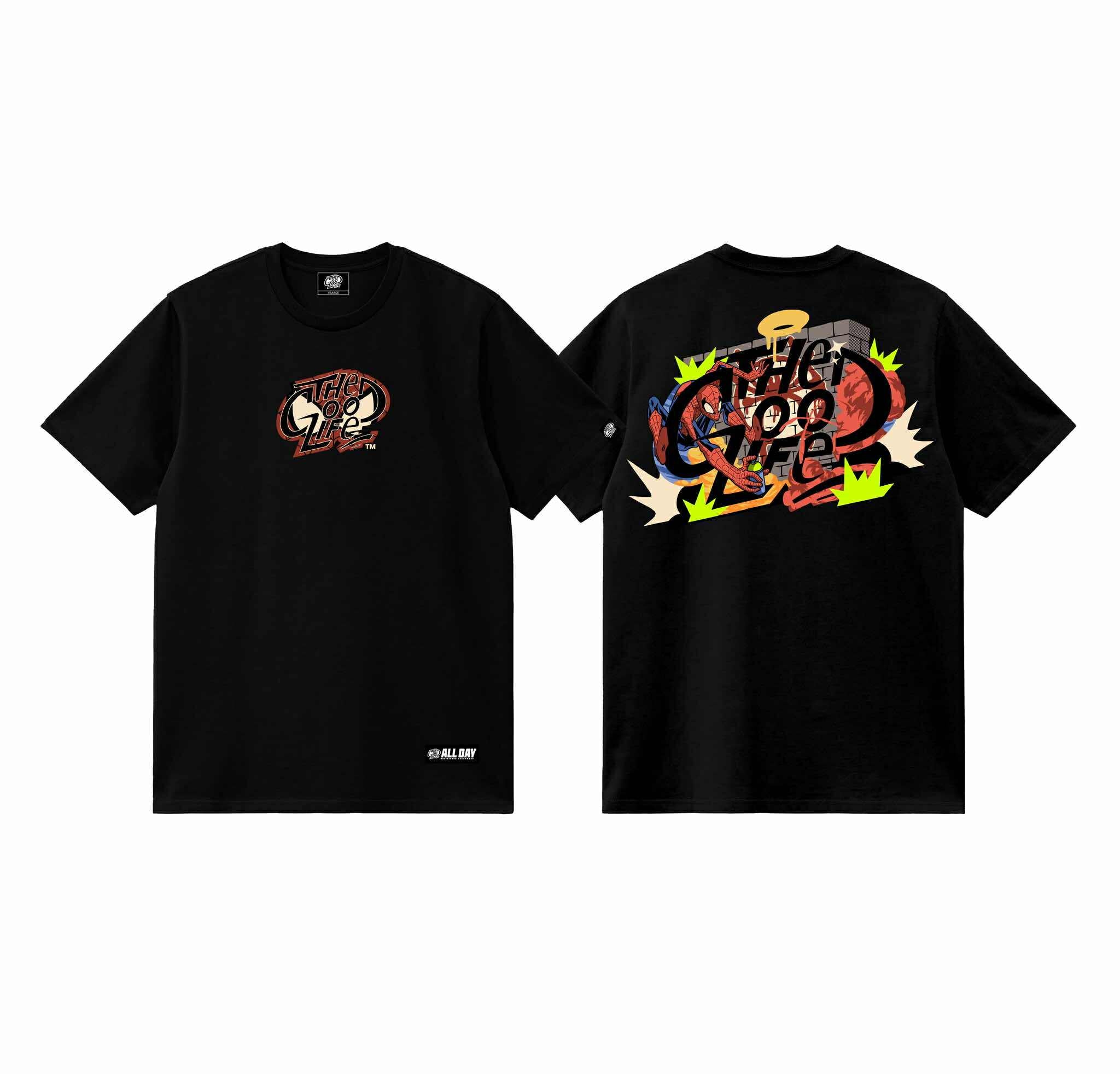 WEB V2 (BLACK) T-SHIRT