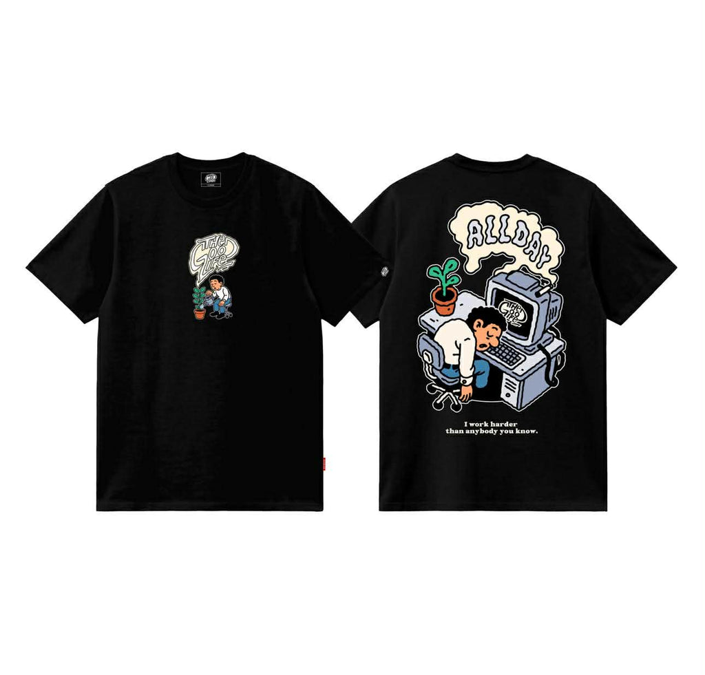 WORK HARD (BLACK) - T-SHIRT