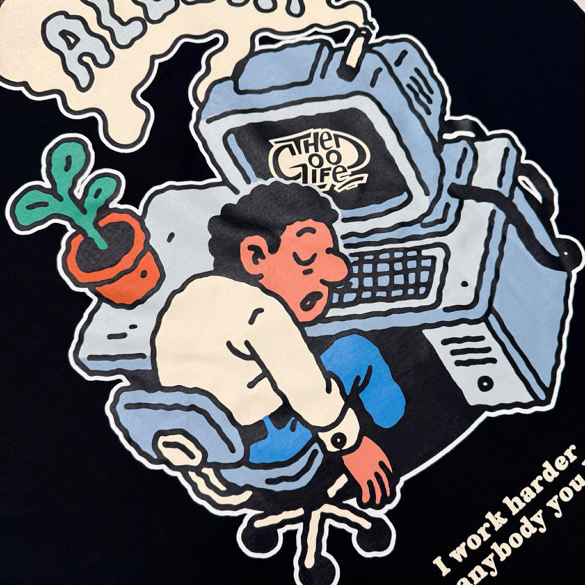WORK HARD (BLACK) - T-SHIRT