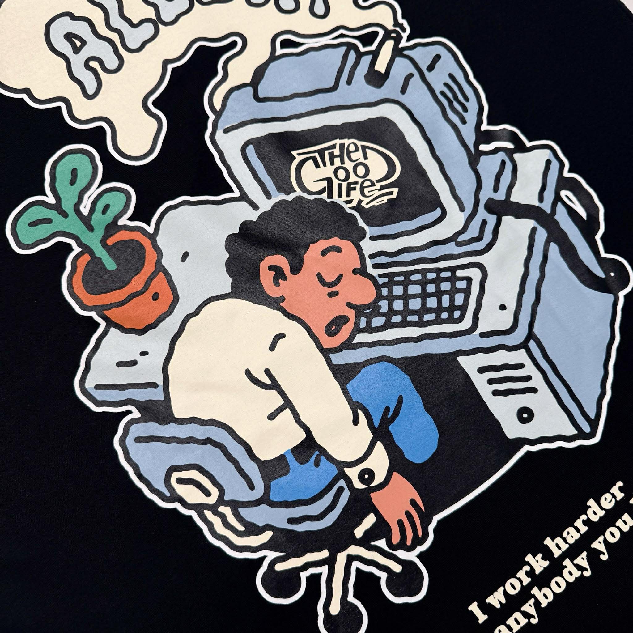 WORK HARD (BLACK) - T-SHIRT
