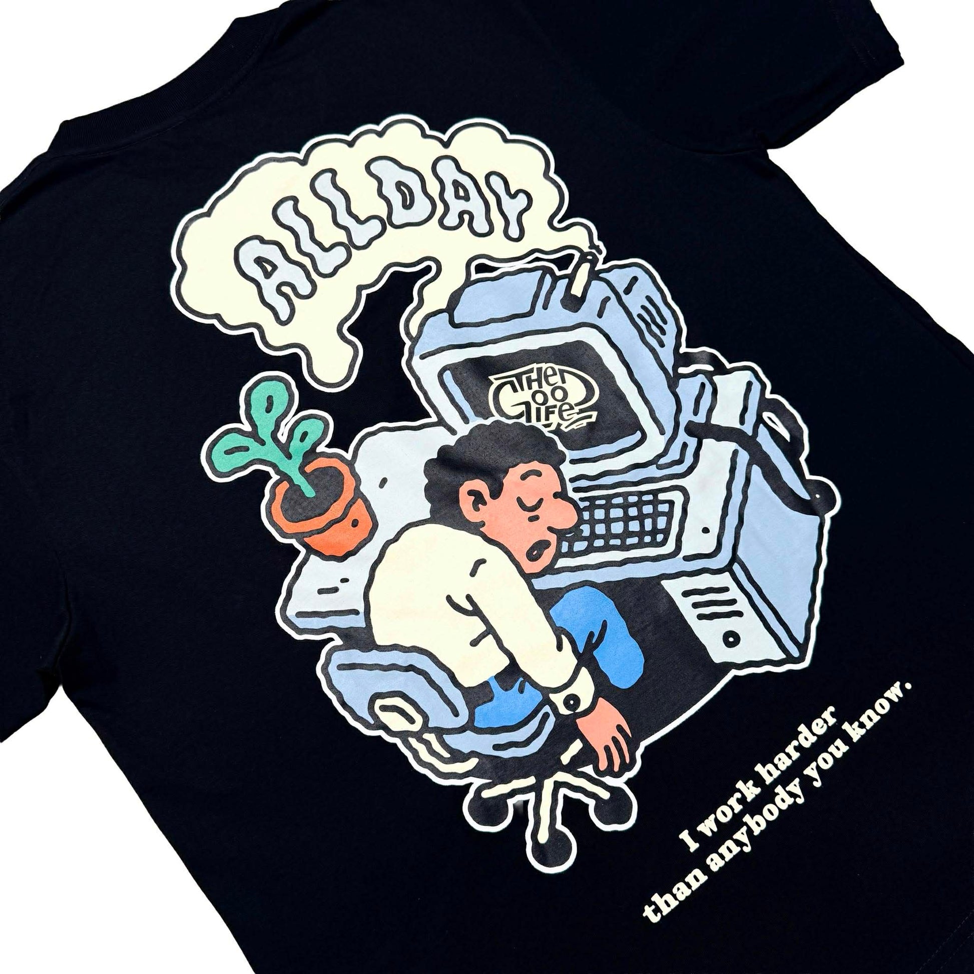 WORK HARD (BLACK) - T-SHIRT