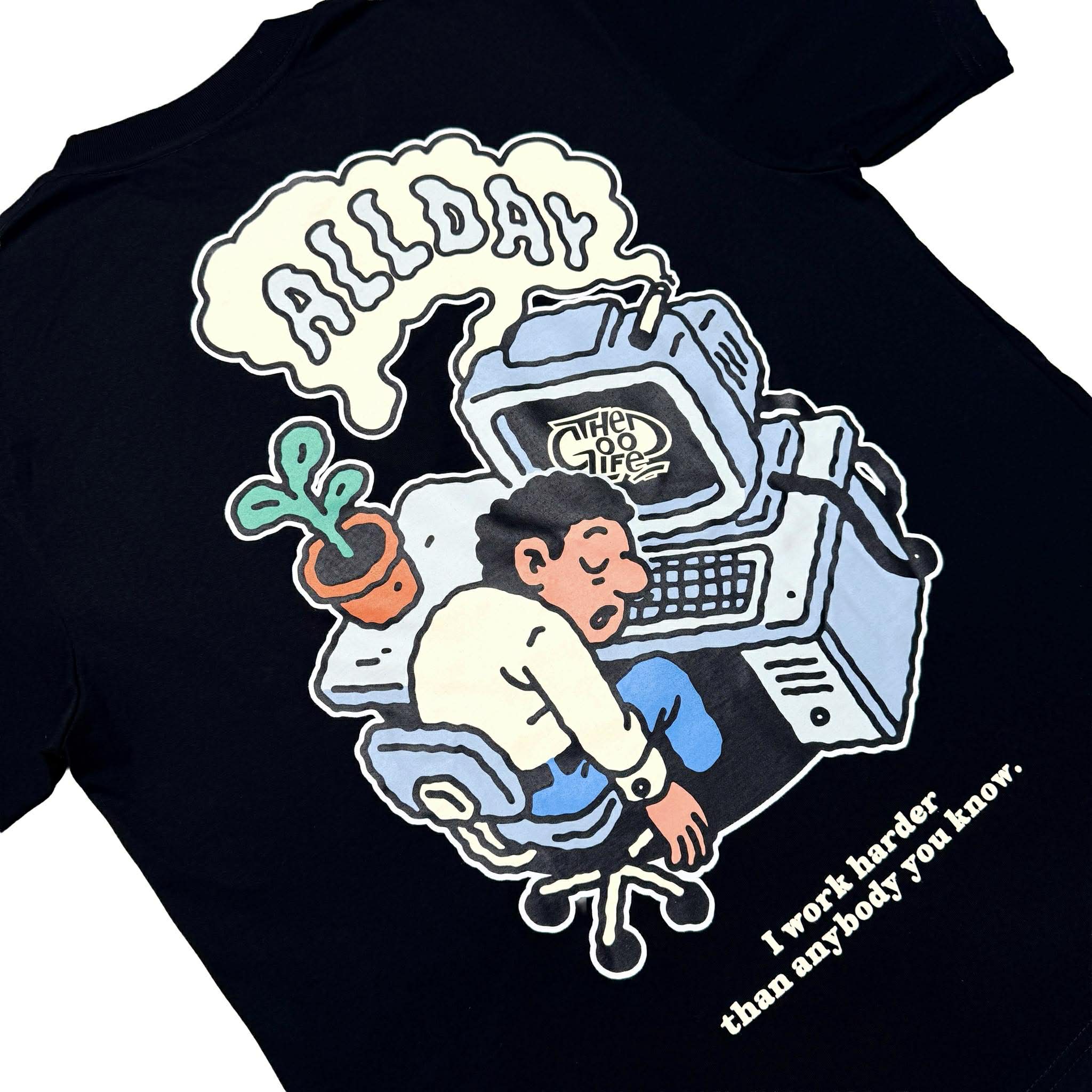 WORK HARD (BLACK) - T-SHIRT