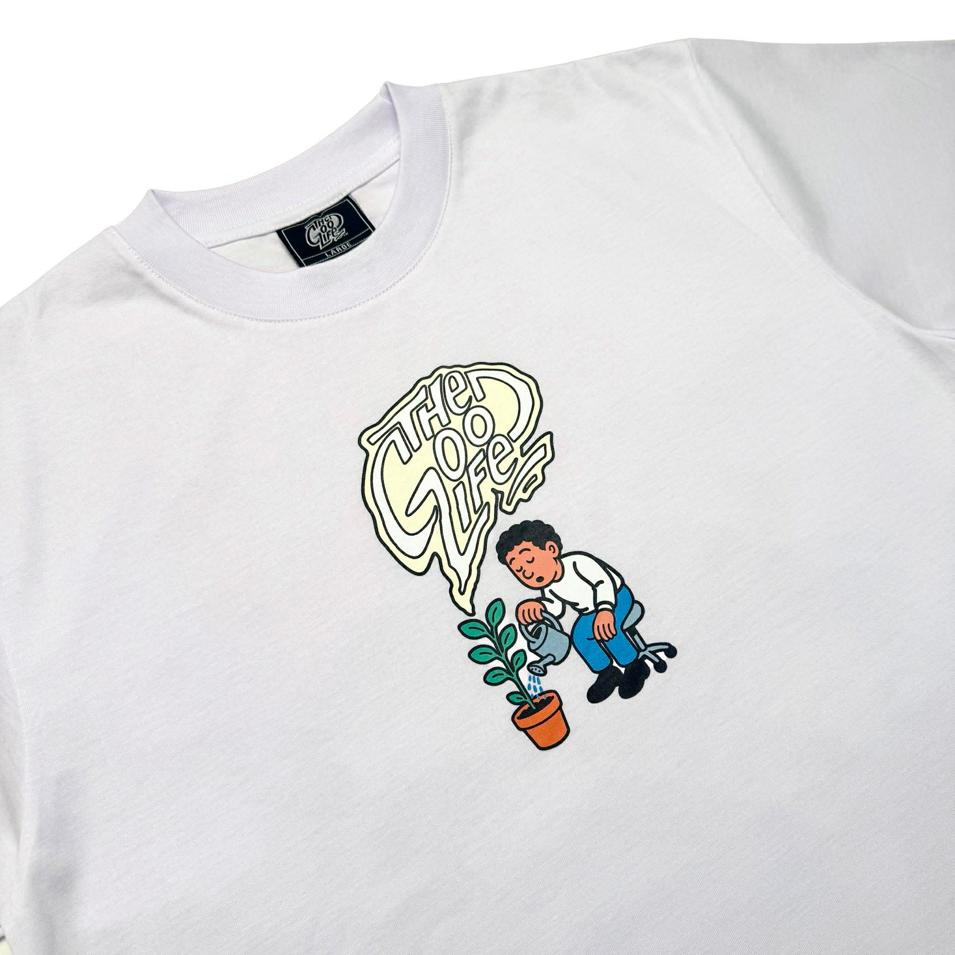 WORK HARD (WHITE) - T-SHIRT