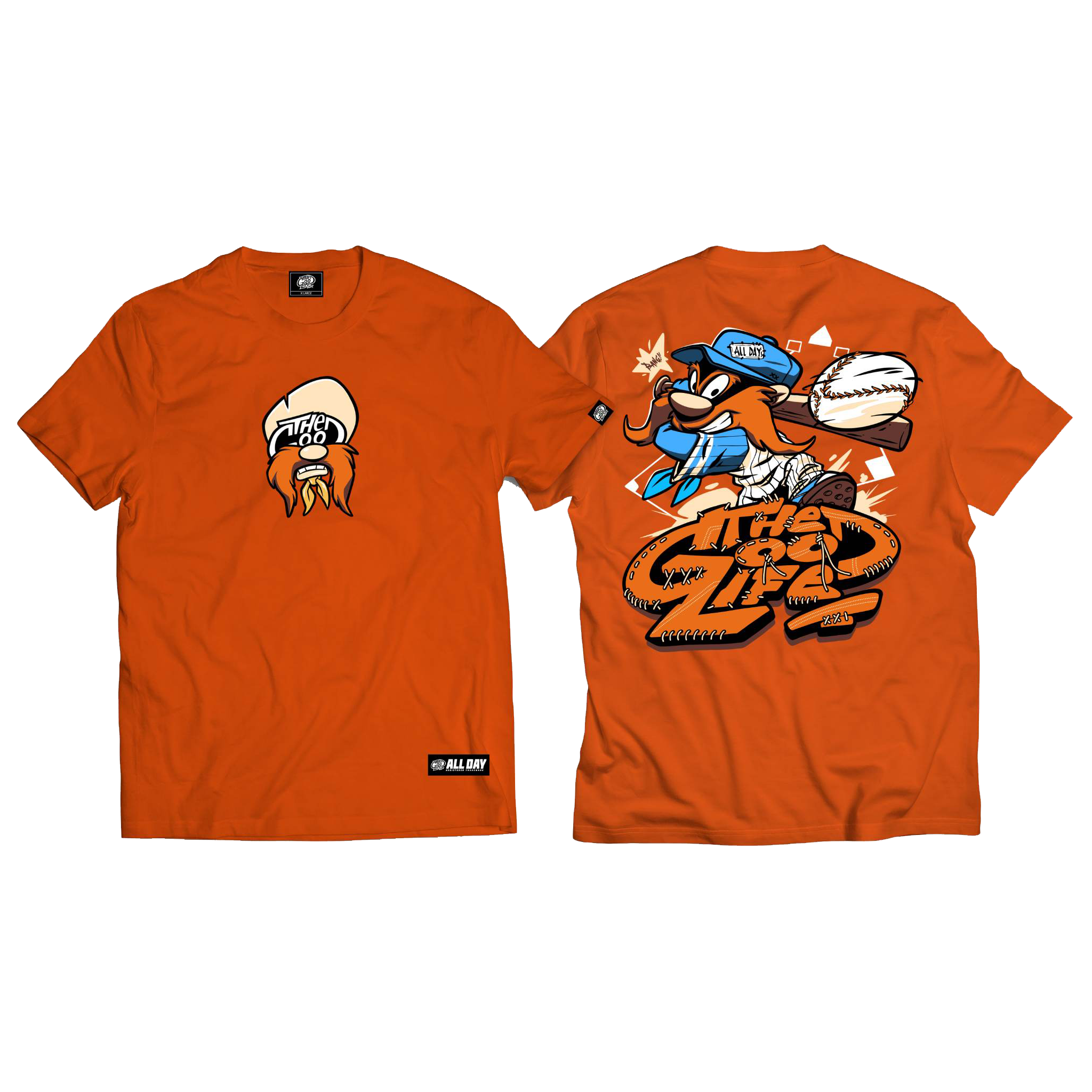 YOSEMITE (TANGERINE) TEE - "TUNE SQUAD v2"