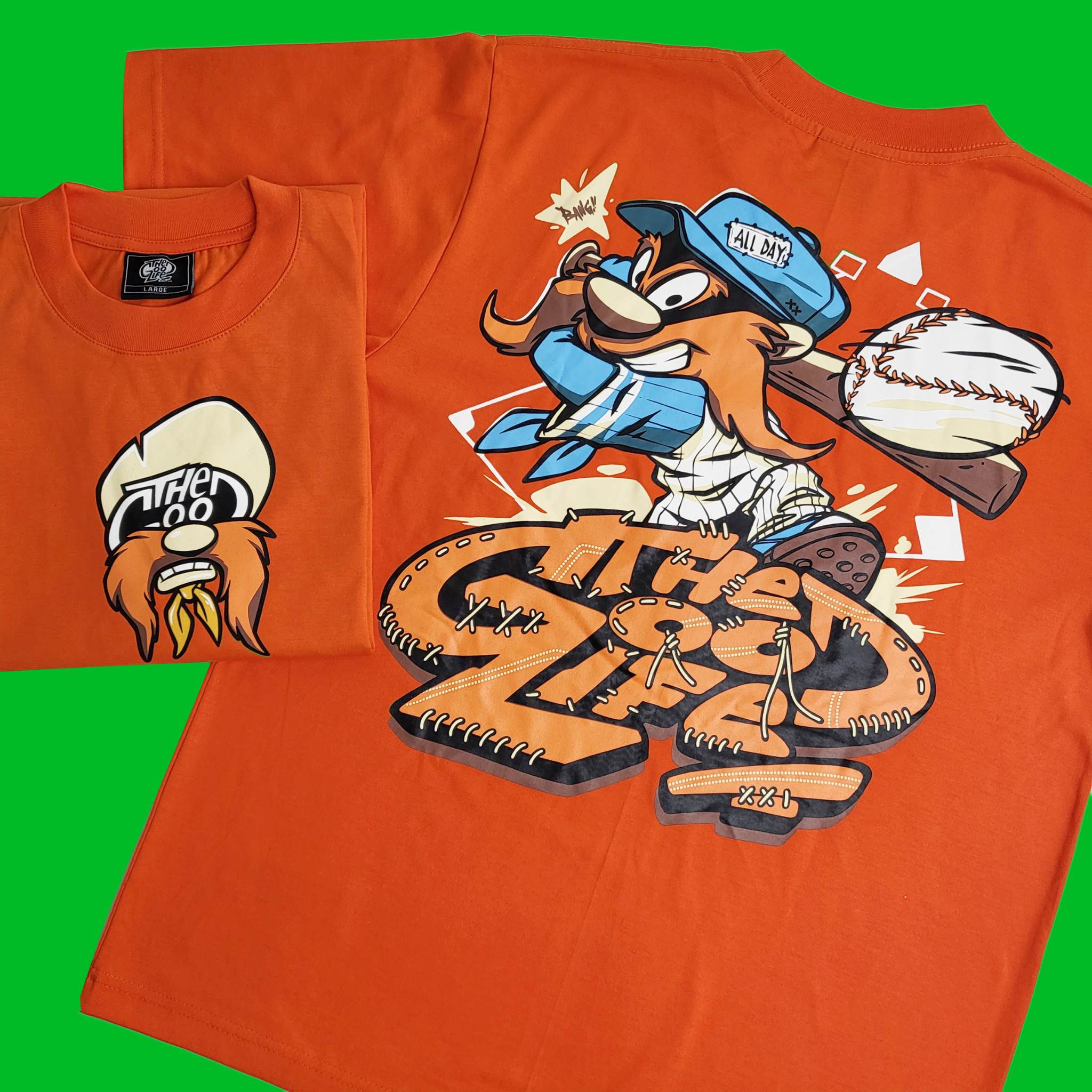 YOSEMITE (TANGERINE) TEE - "TUNE SQUAD v2"