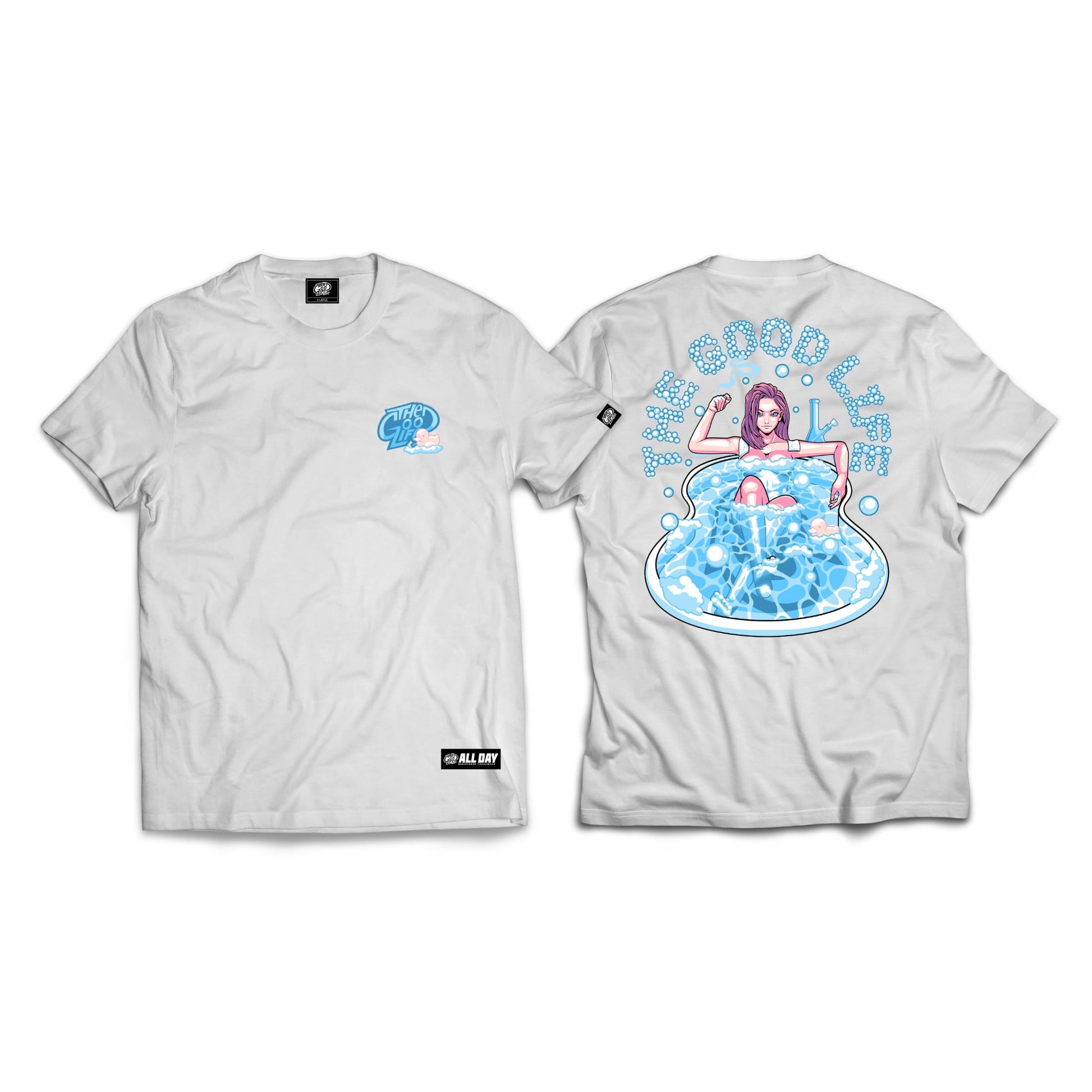 BUBBLE BATH (WHITE) T-SHIRT